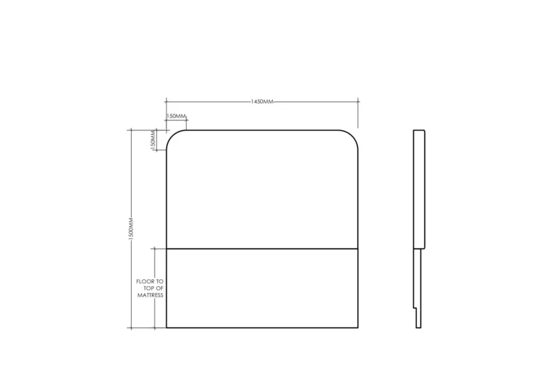 1450mm x 1500mm