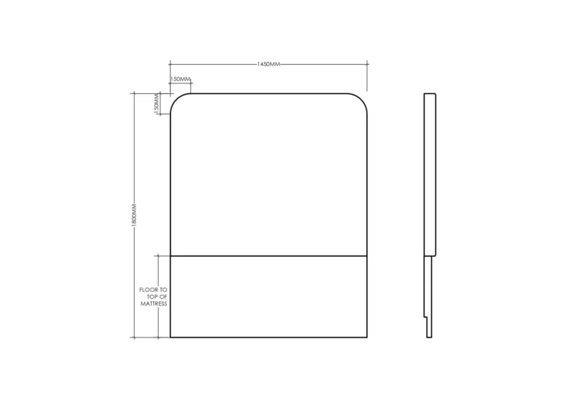 1450mm x 1800mm