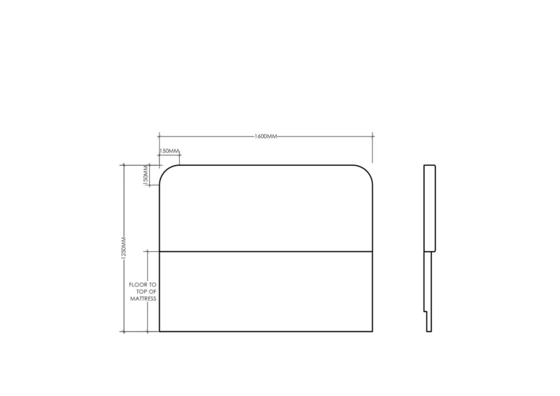 1600mm x 1250mm