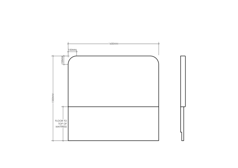 1600mm x 1500mm