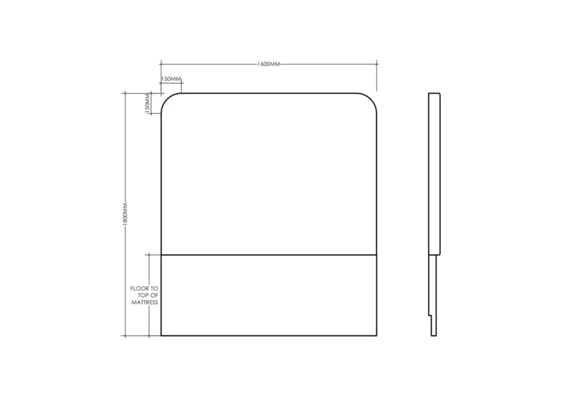 1600mm x 1800mm