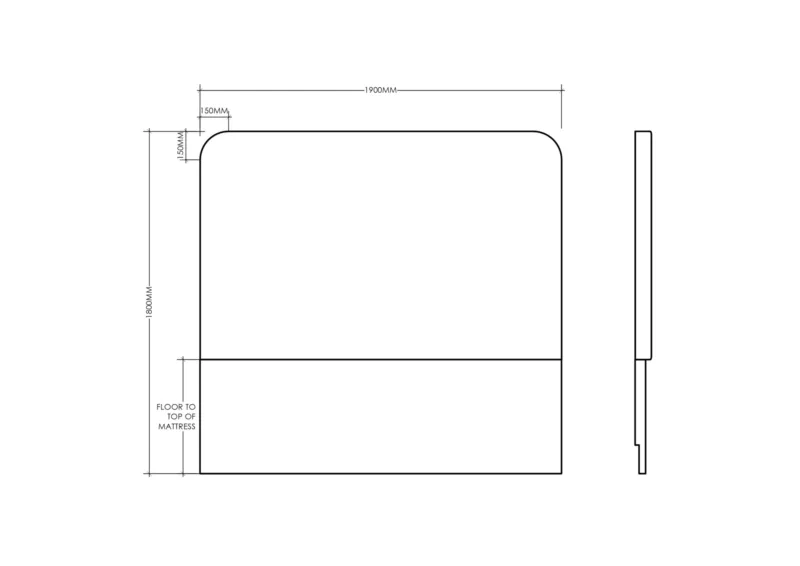 1900mm x 1800mm