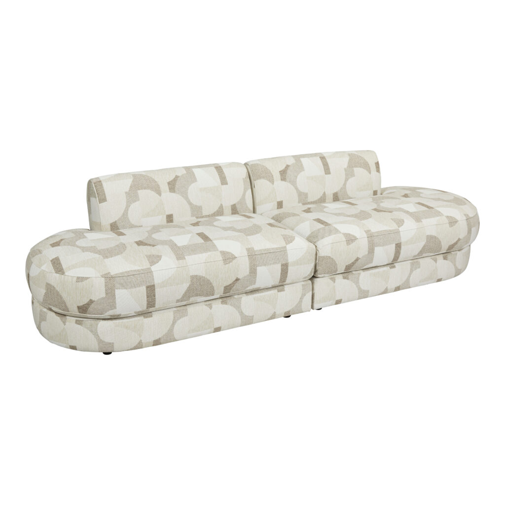 SUTHERLAND CHAISE END SOFA 2700 | JIM THOMPSON BASILICA STONE