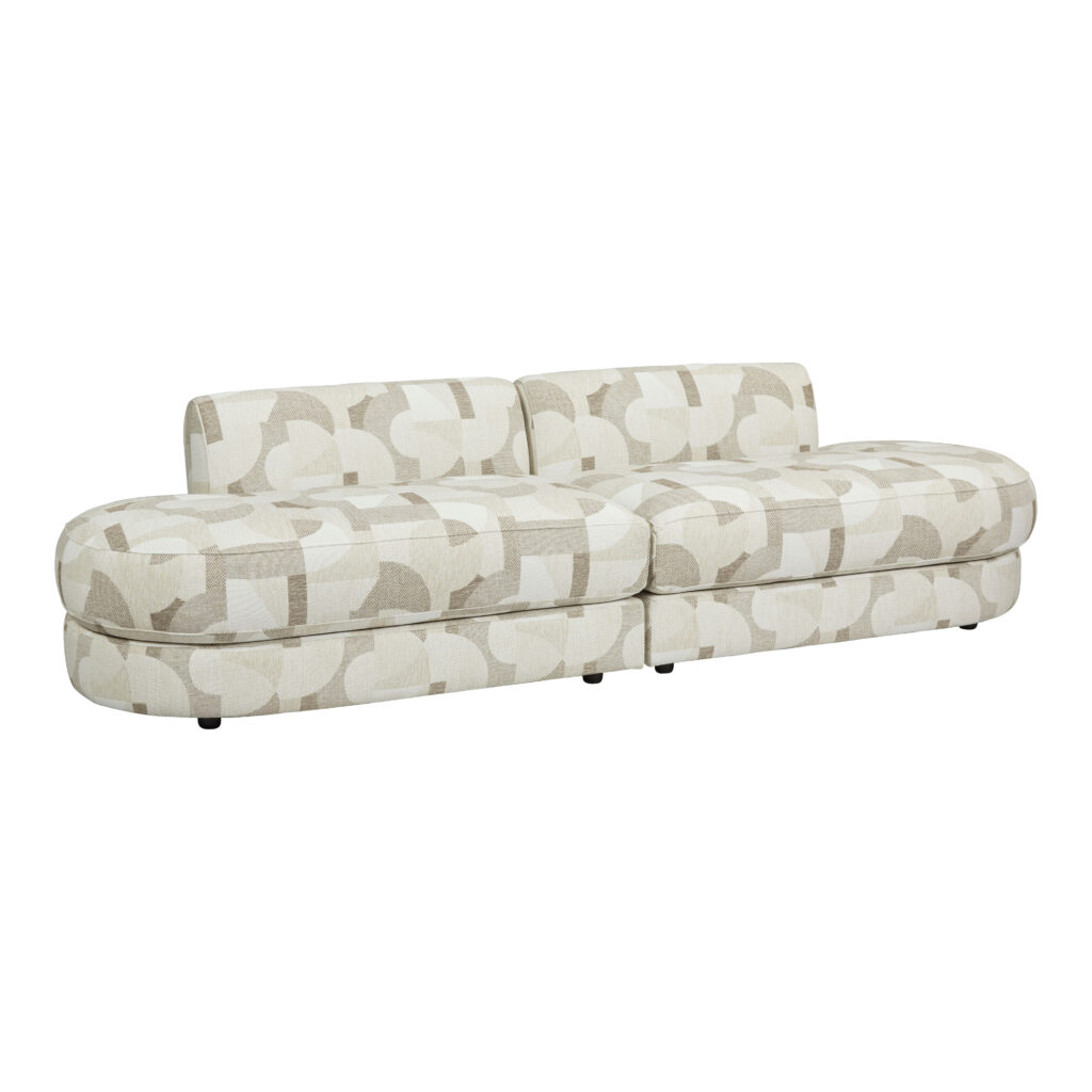 SUTHERLAND CHAISE END SOFA 2700 | JIM THOMPSON BASILICA STONE