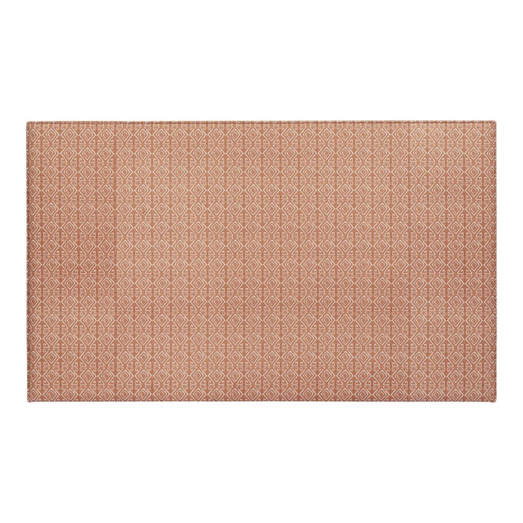 TATE LATERAL HEADBOARD | JIM THOMPSON CITADEL BURNED ORANGE