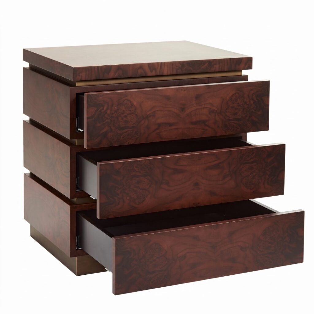 Anderson Bedside | Burr Walnut