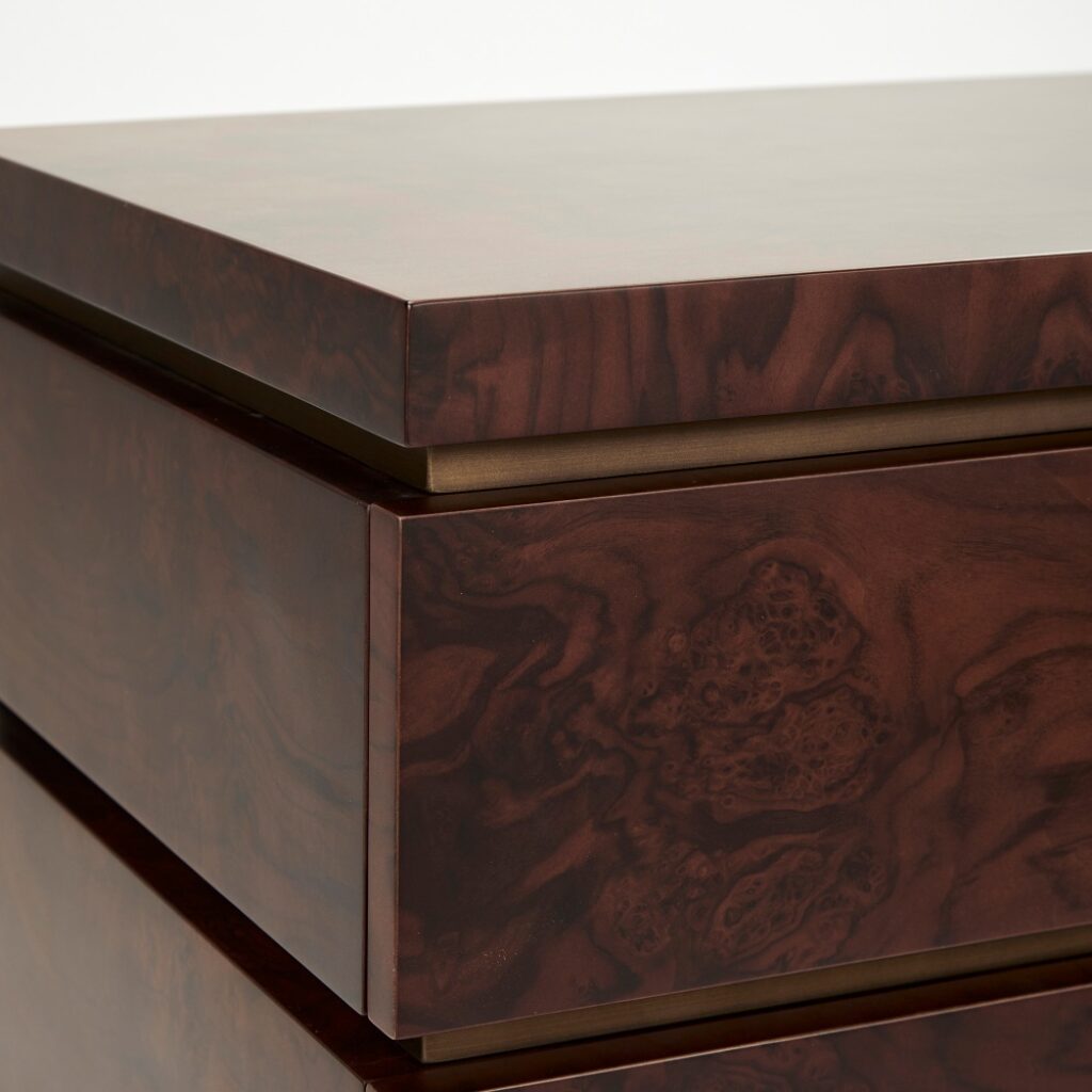 Anderson Bedside | Burr Walnut