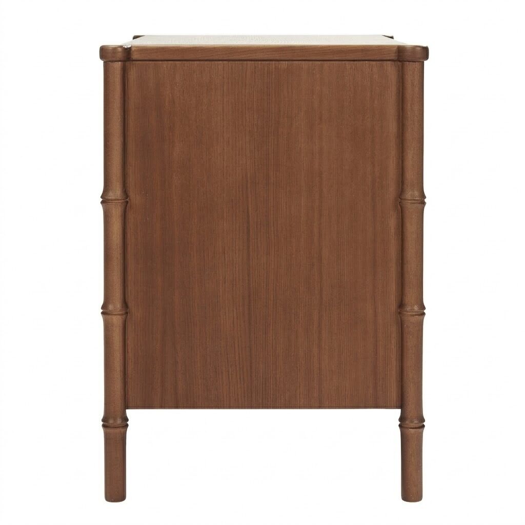 Mustique Bedside | VintageOak and rattan