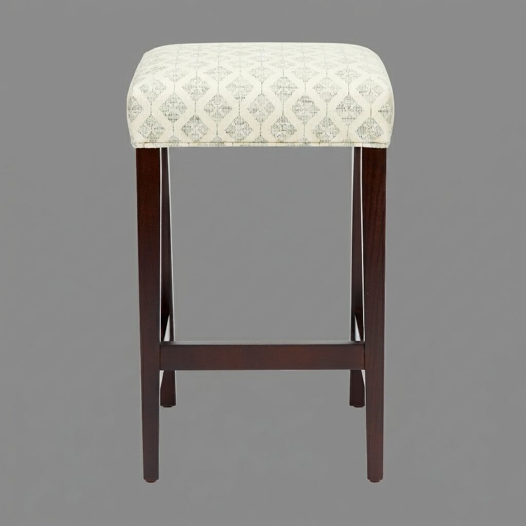 Simple Barstool | Jane Churchill Kiplin Aqua