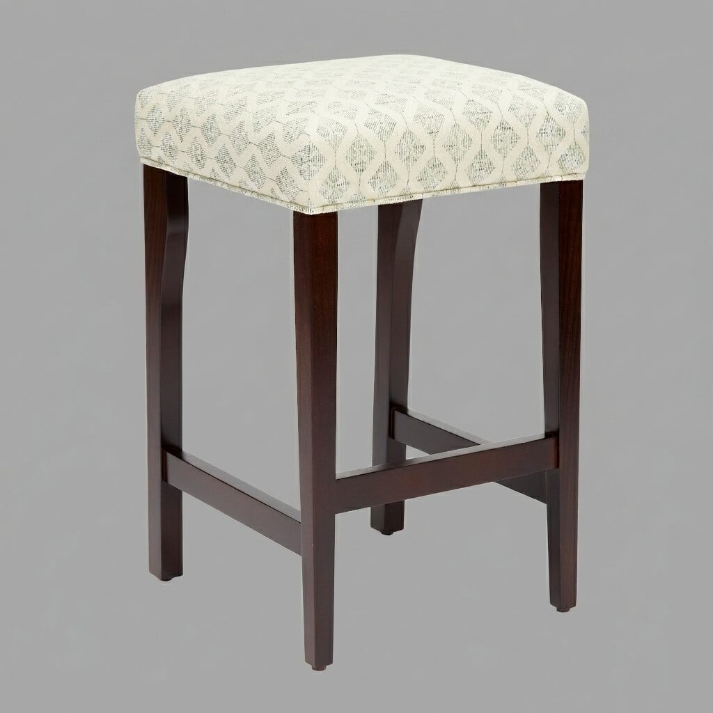 Simple Barstool | Jane Churchill Kiplin Aqua