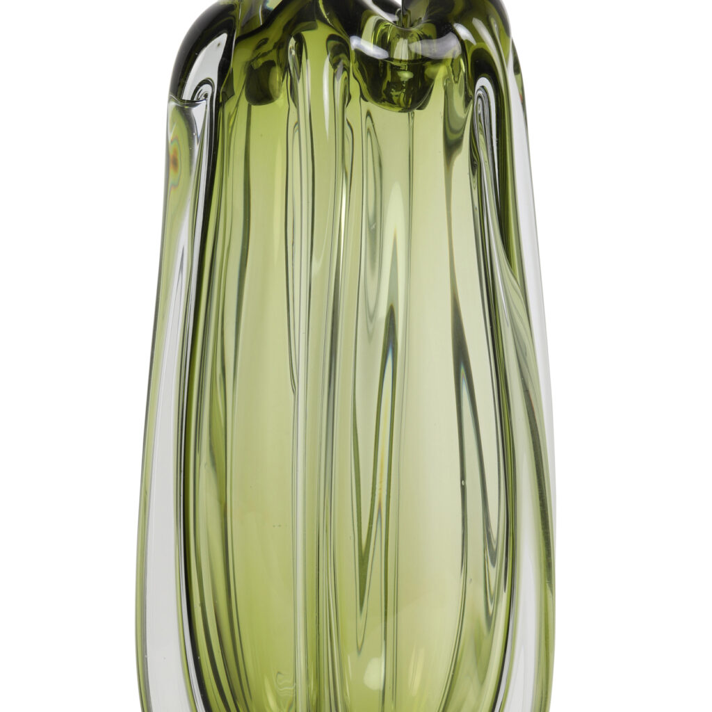 Murela Glass Object 380 | Olive Green