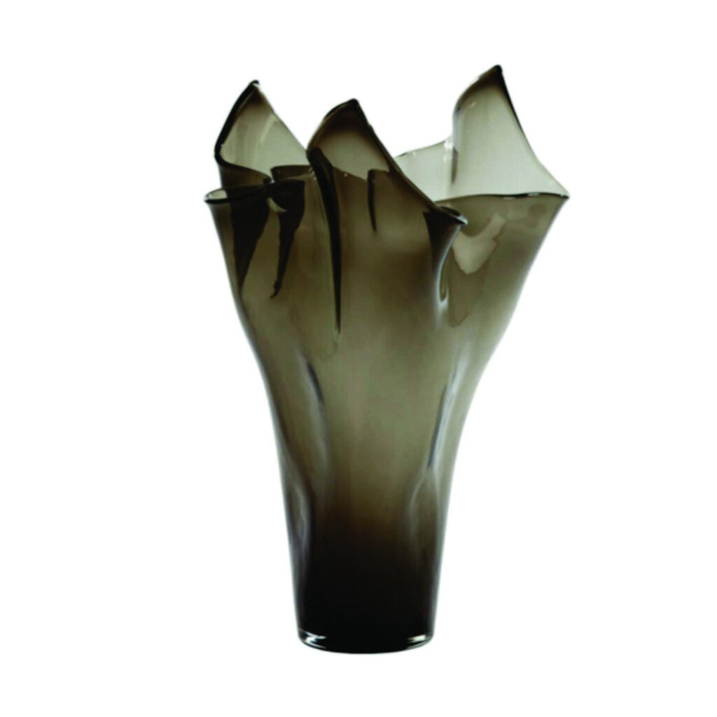 Aiora Vase | Glass Dark Grey 460mm