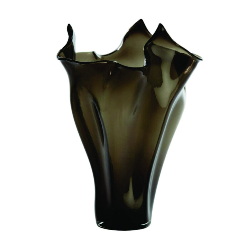 Aiora Vase | Glass Dark Grey 530mm