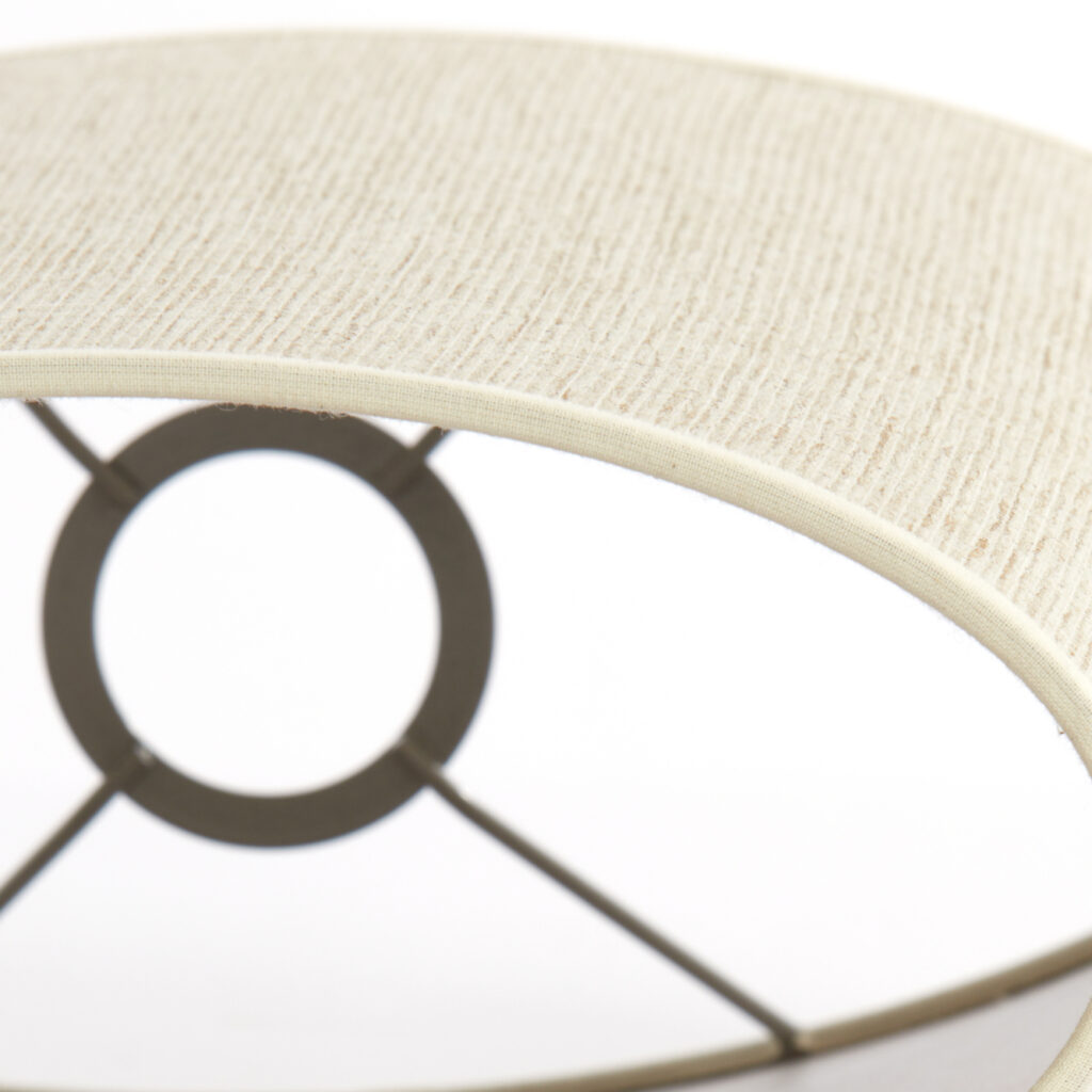 Brenda Oval Shade | Pearl White