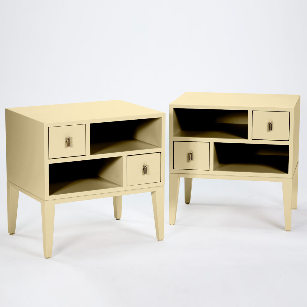 color collection two drawer bedside