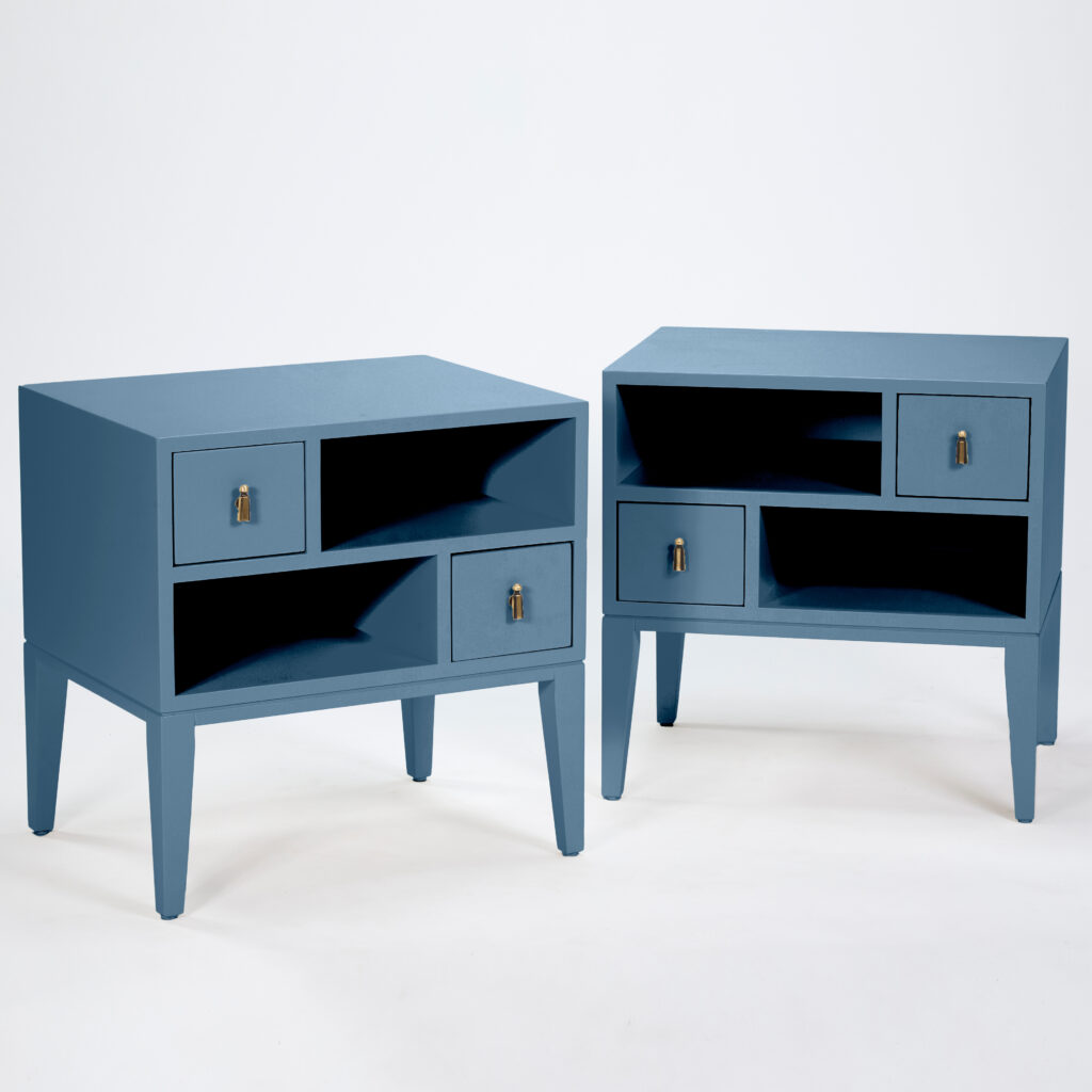 color collection two drawer bedside