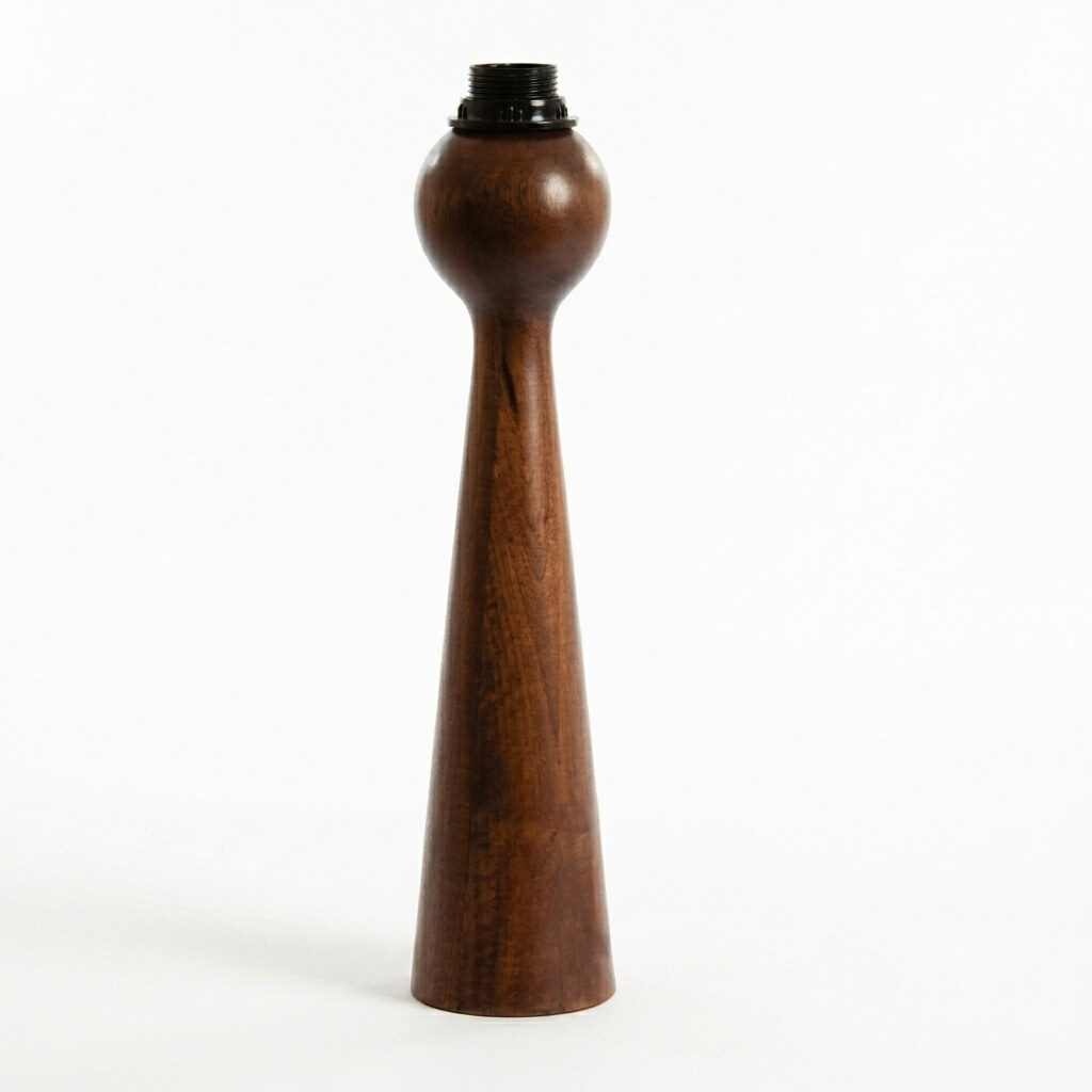 Festina Lamp Base | Red Brown Wood