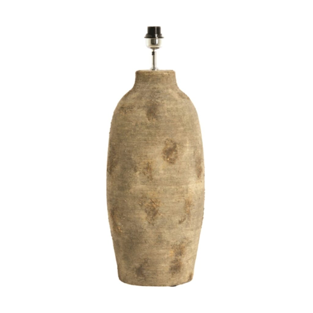 Lucente Lmp Base | Ceramic Antique Dark Brown