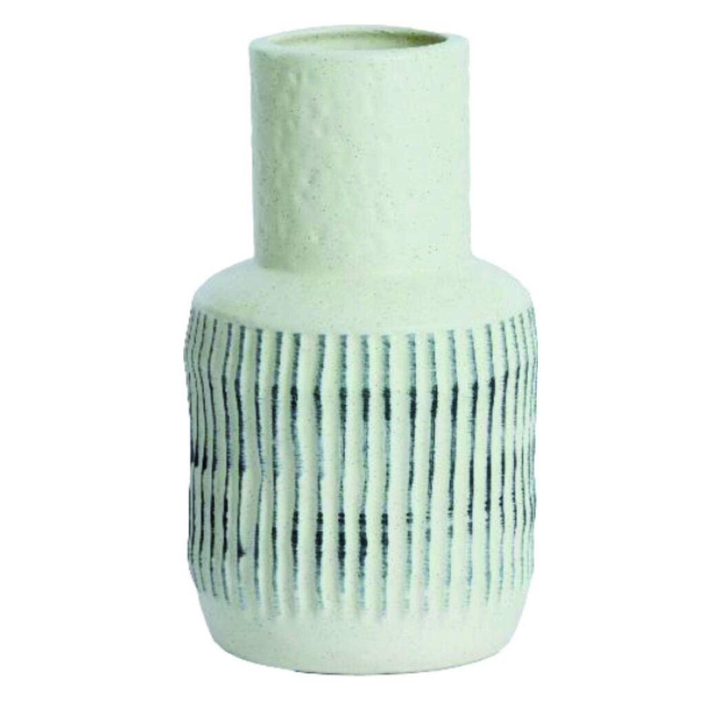 Mundaka Vase | Cream Matt 260mm