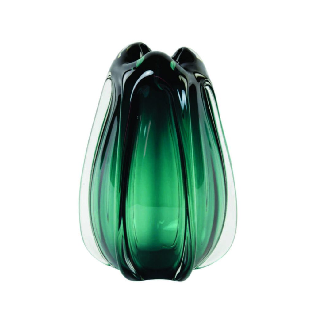 Murela Glass Vase | Turquoise 300mm