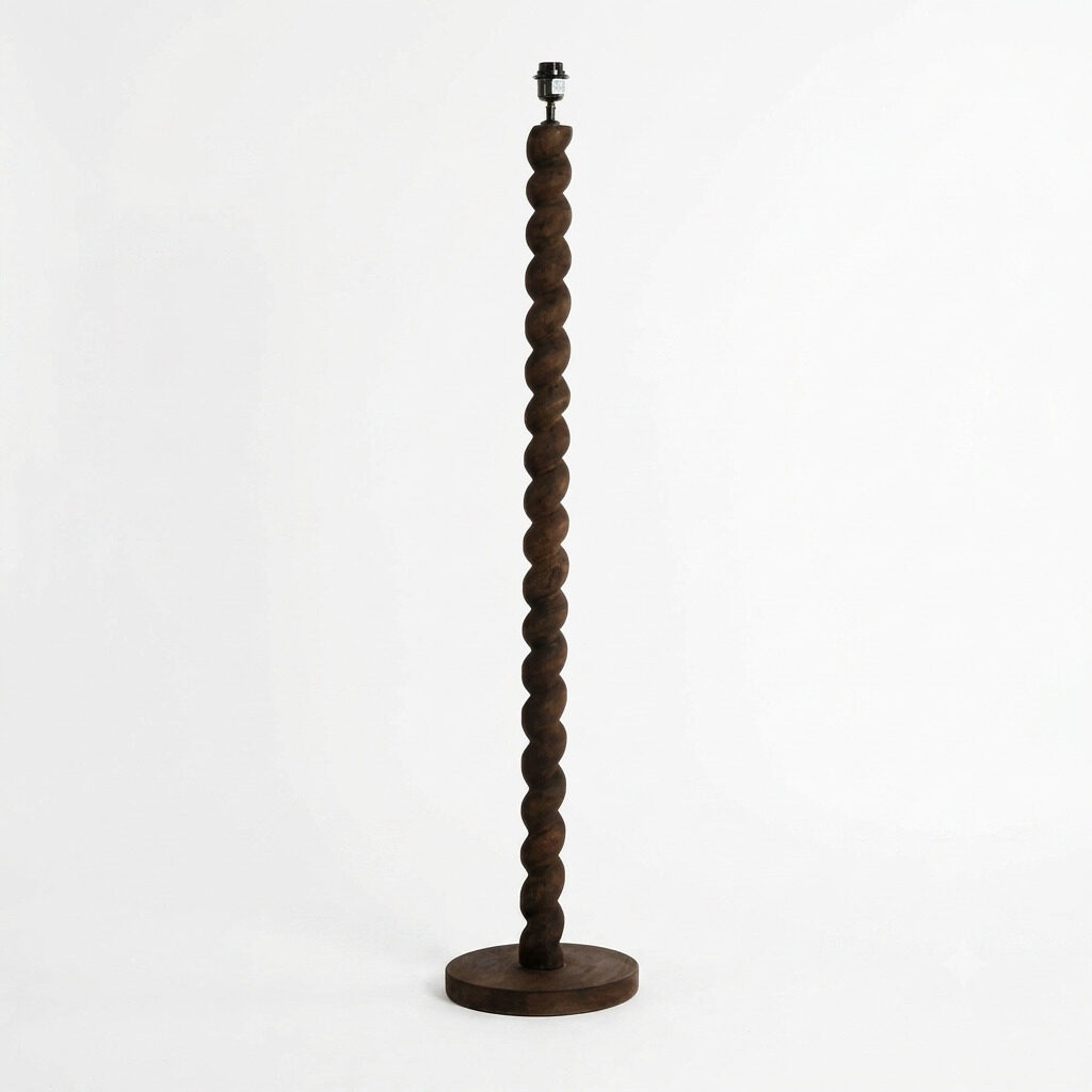 Nanna Floor Lamp | Dark Brown Wood