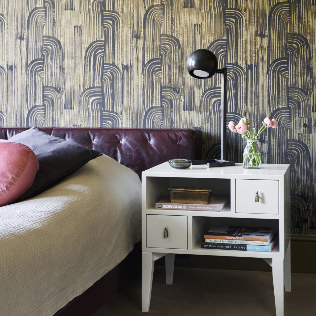 color collection two drawer bedside