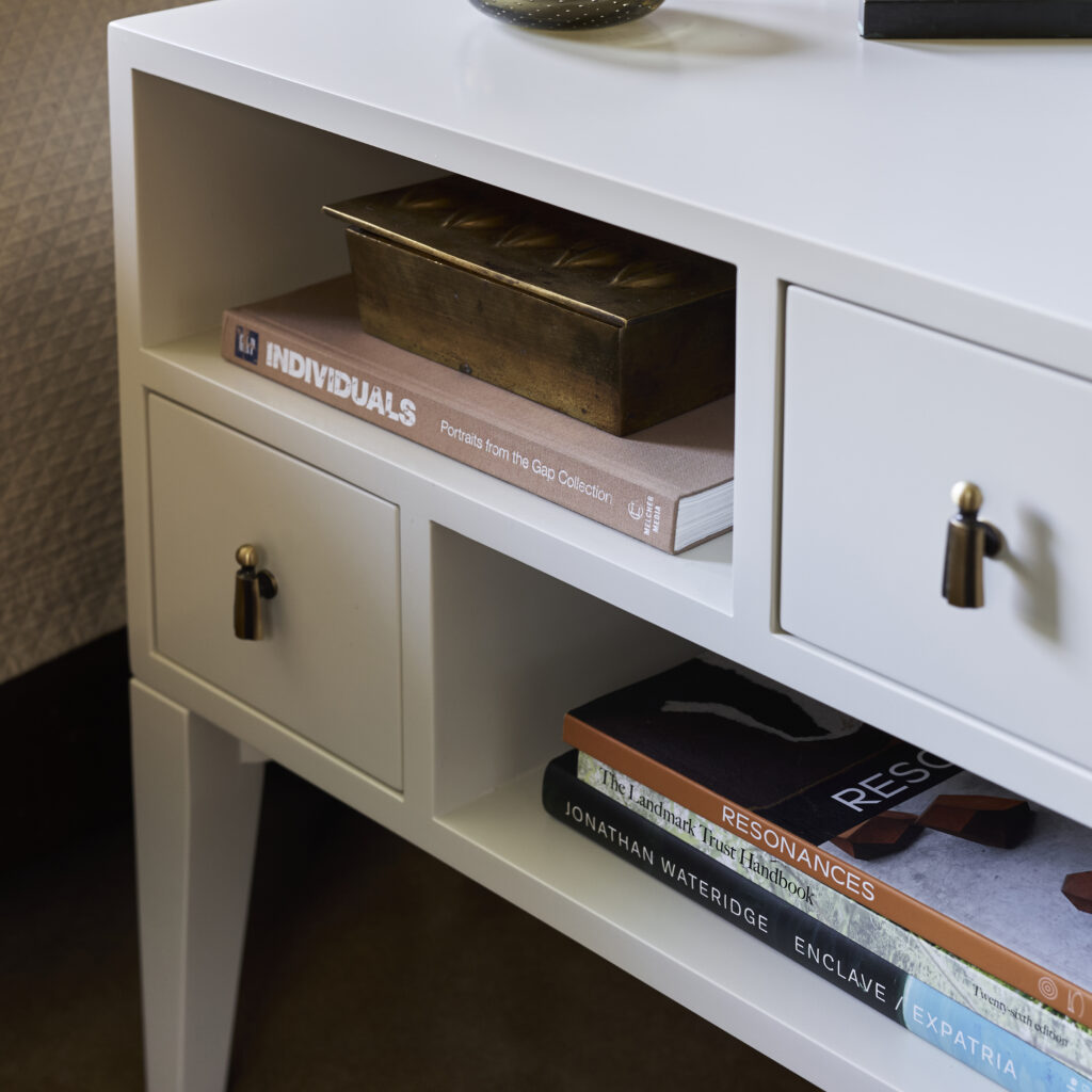 color collection two drawer bedside