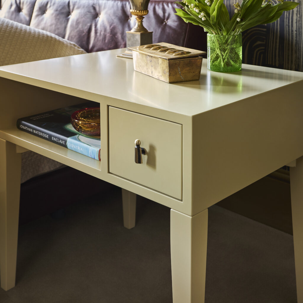 color collection one drawer bedside