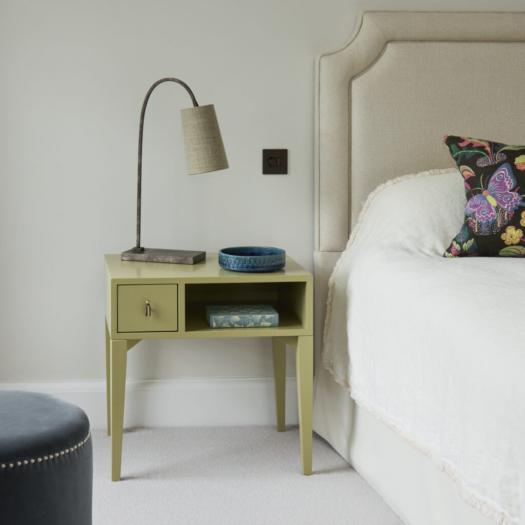 color collection one drawer bedside