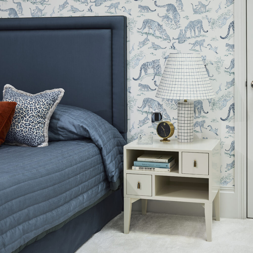 color collection two drawer bedside