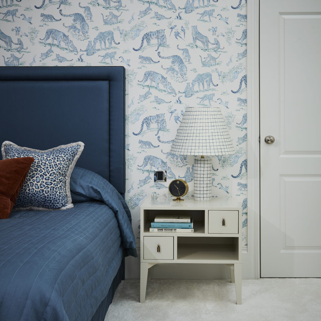 color collection two drawer bedside