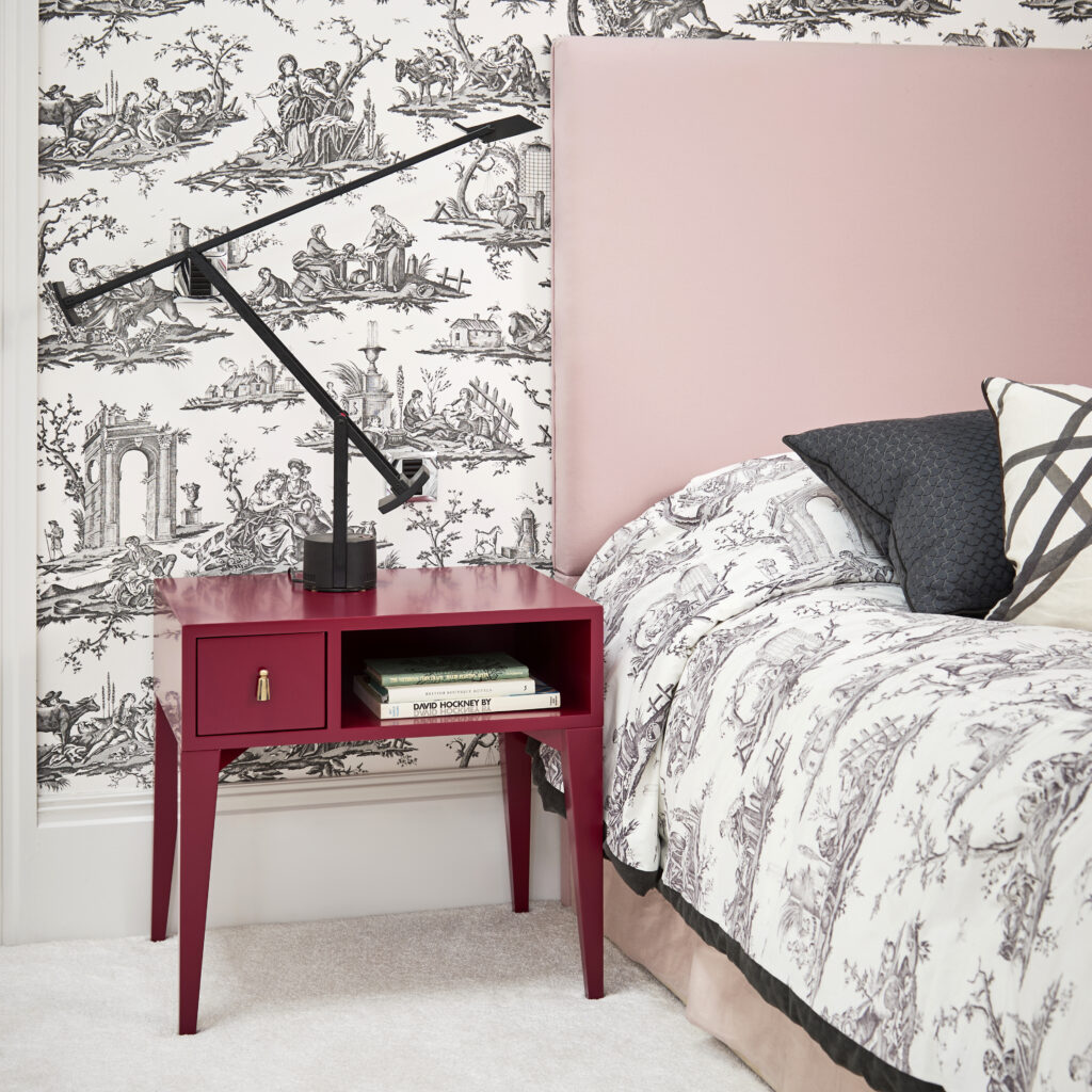 color collection one drawer bedside