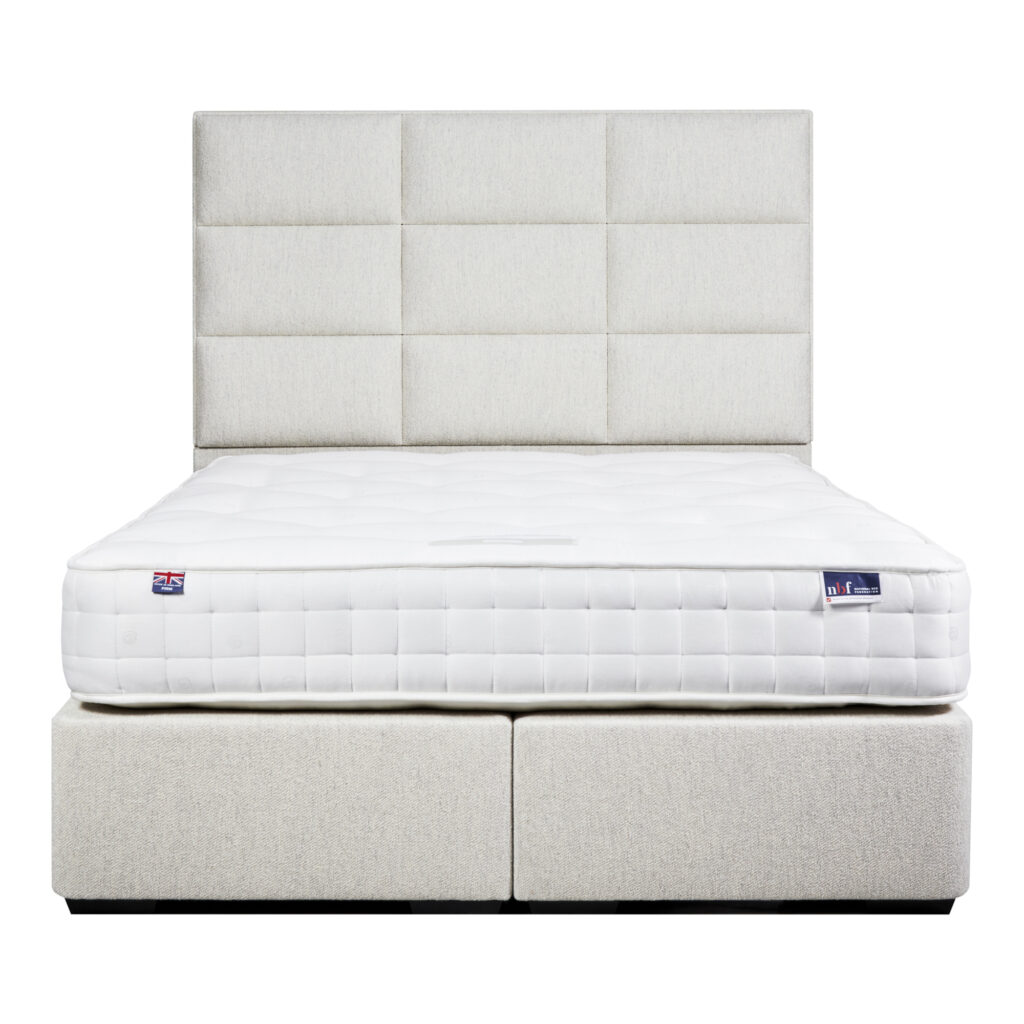 Covered Platform Top Double Divan Base | Mitchell Cloth 05