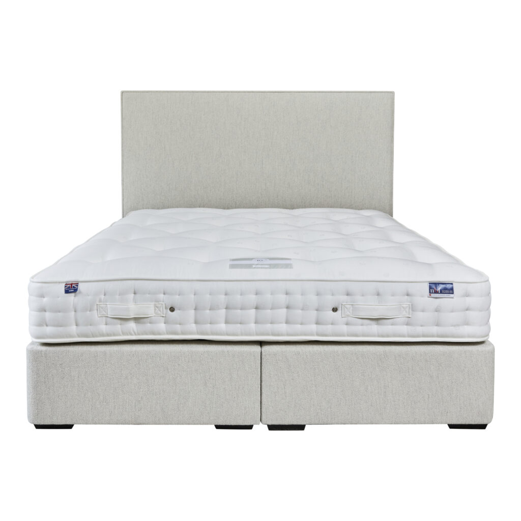 Covered Platform Top Super King Divan Base | Mitchell Cloth 05