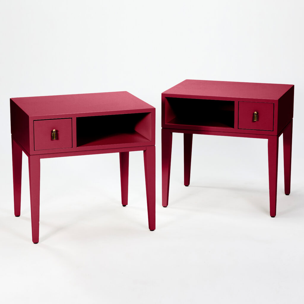 color collection one drawer bedside