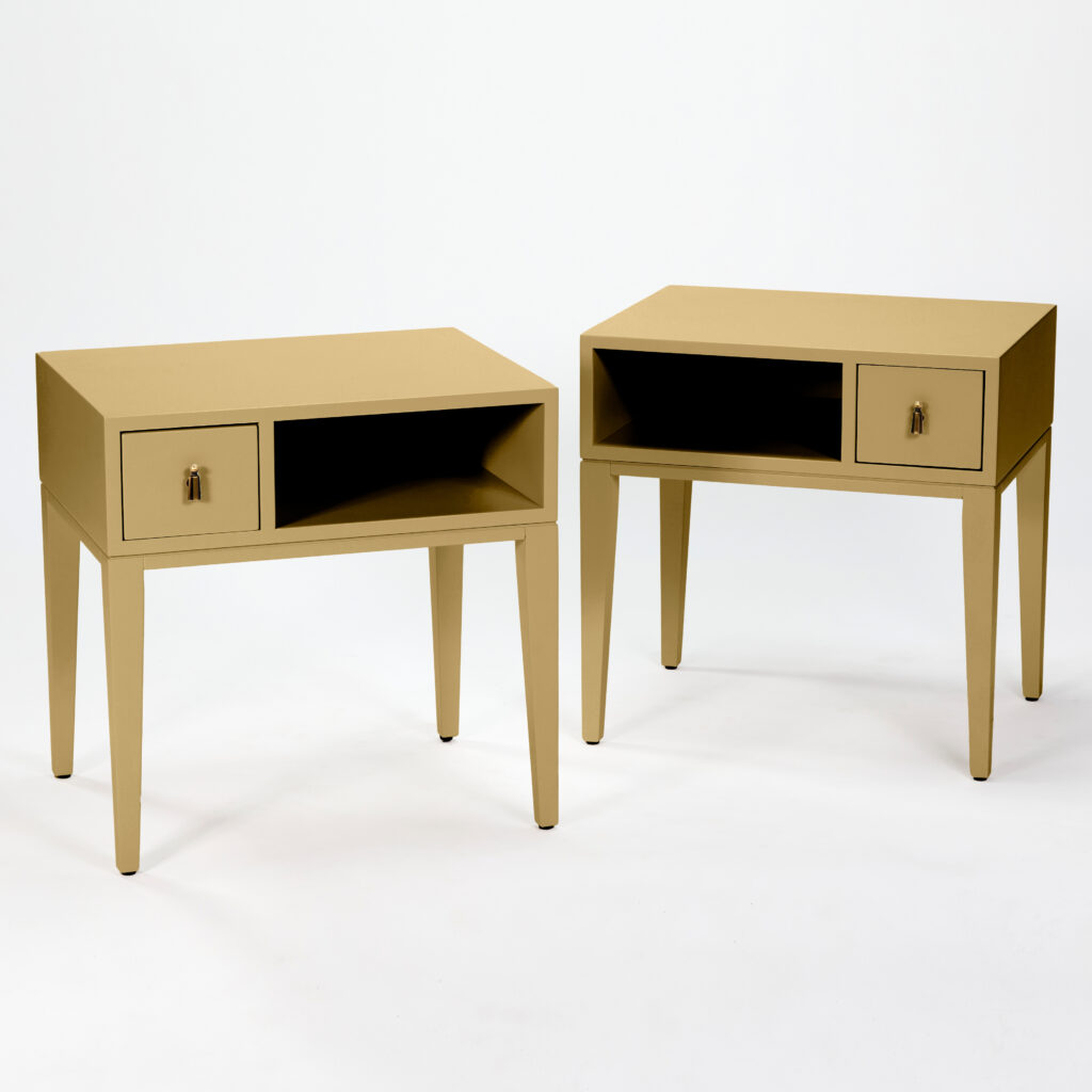 color collection one drawer bedside