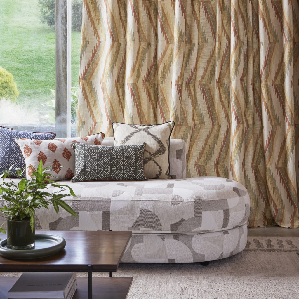 SUTHERLAND CHAISE END SOFA 2700 | JIM THOMPSON BASILICA STONE