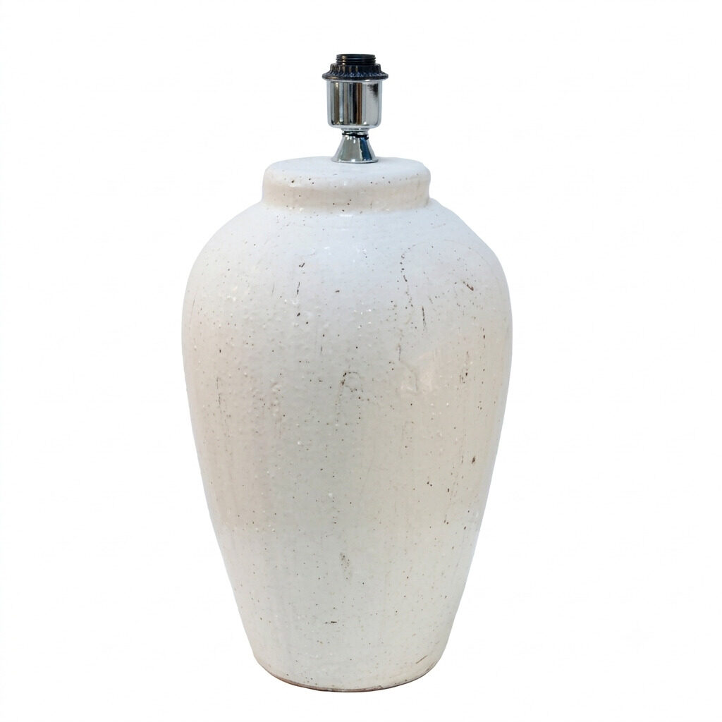 Vesuvius Lamp Base | White