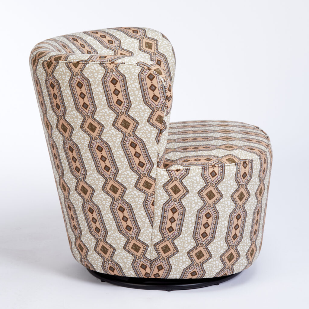 Battersea Swivel Occasional Chair | Eva Sonaike Ife Beige