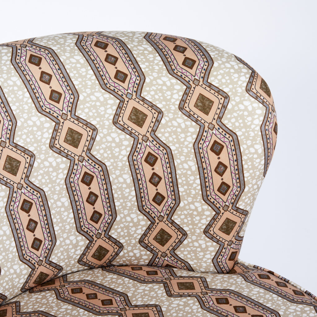Battersea Swivel Occasional Chair | Eva Sonaike Ife Beige