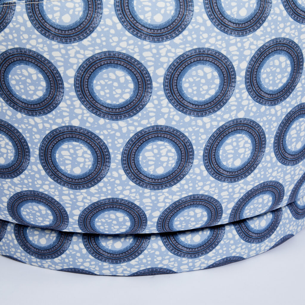 Charlie Swivel Occasional Chair | Eva Sonaike Ayo Blue