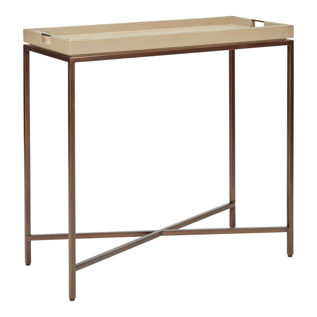 collins console table 750 | taupe shagreen