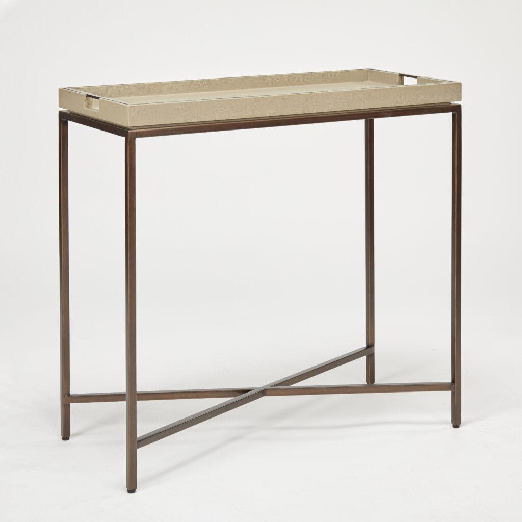 collins console table 750 | taupe shagreen