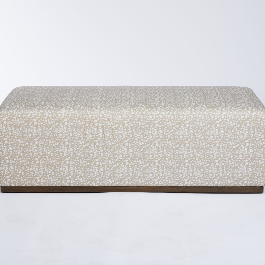 Gallagher Ottoman Coffee Table | Eva Sonaike Batik Beige