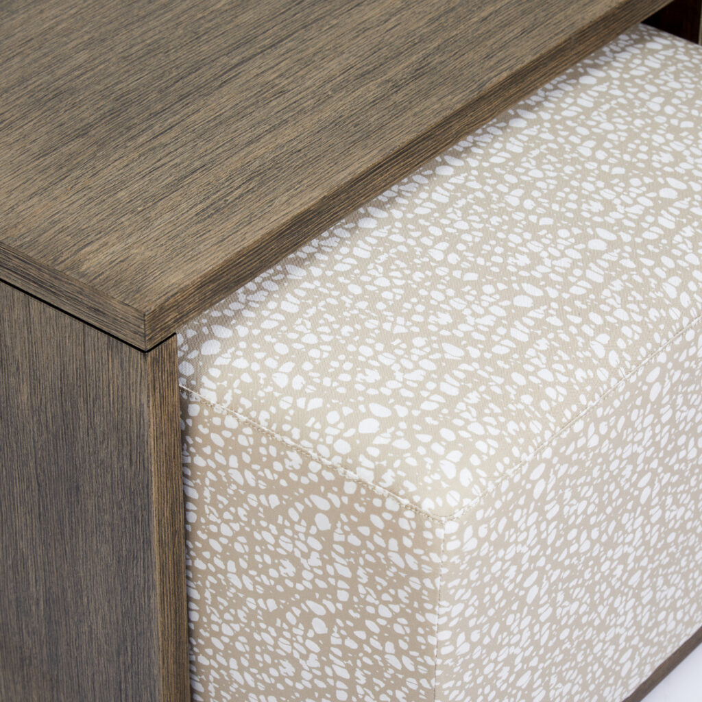 Gallagher Ottoman Coffee Table | Eva Sonaike Batik Beige