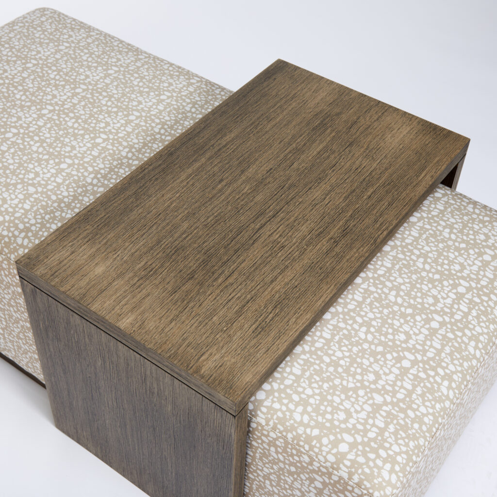 Gallagher Ottoman Coffee Table | Eva Sonaike Batik Beige