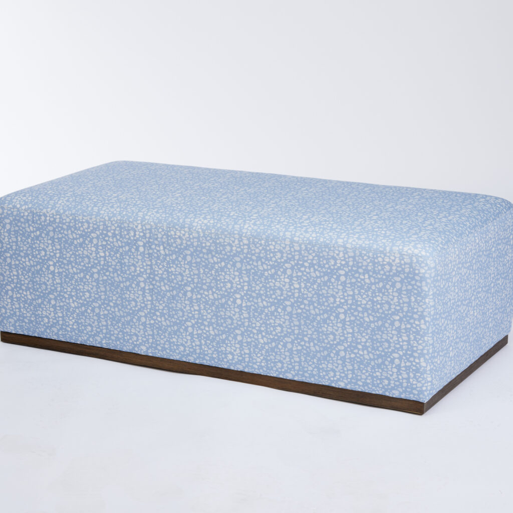 Gallagher Ottoman Coffee Table | Eva Sonaike Batik Sky