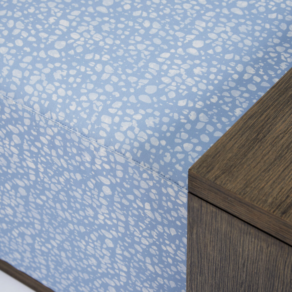 Gallagher Ottoman Coffee Table | Eva Sonaike Batik Sky