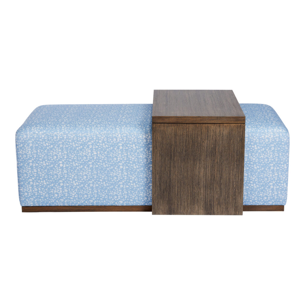 Gallagher Ottoman Coffee Table | Eva Sonaike Batik Sky