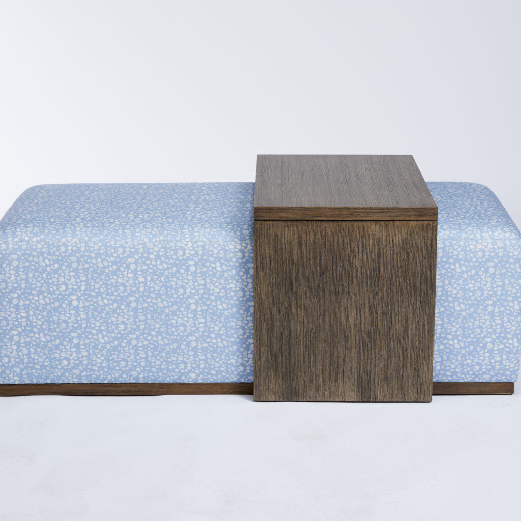 Gallagher Ottoman Coffee Table | Eva Sonaike Batik Sky